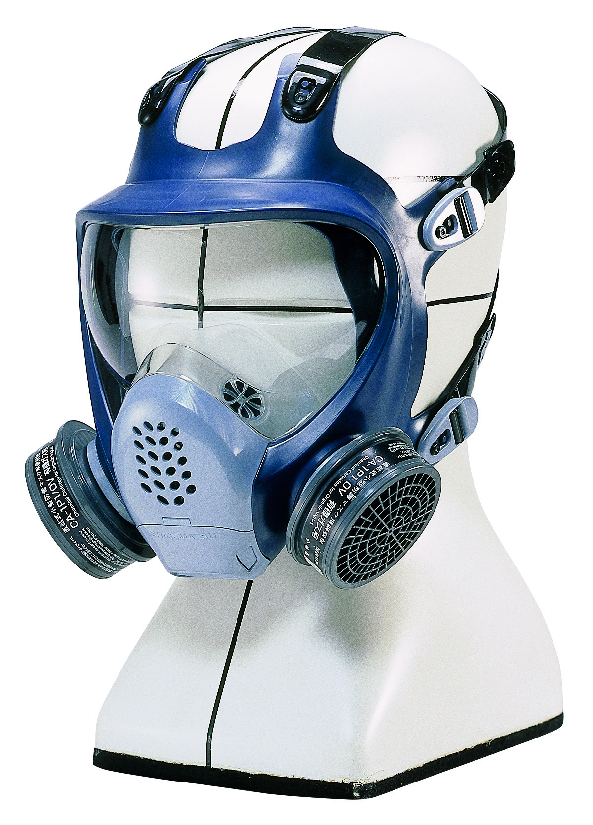 重松 直接式小型全面形防毒マスク GM185C（S、Lサイズ）（面体のみ） 1個 - 4
